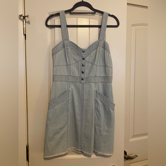Express denim mini dress, size 10 - Picture 1 of 4